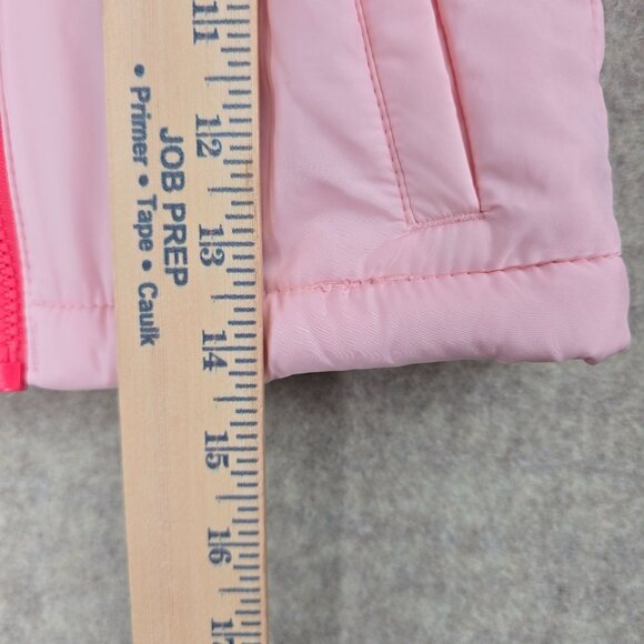 Pink Toddler Polyester Jacket Warm Outerwear With Zip Pockets 2T - Picture 6 of 7